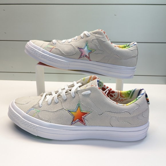 Converse One Star Low Pride Family Unity Leather Casual Sneakers Size Men's 11 - Picture 4 of 11